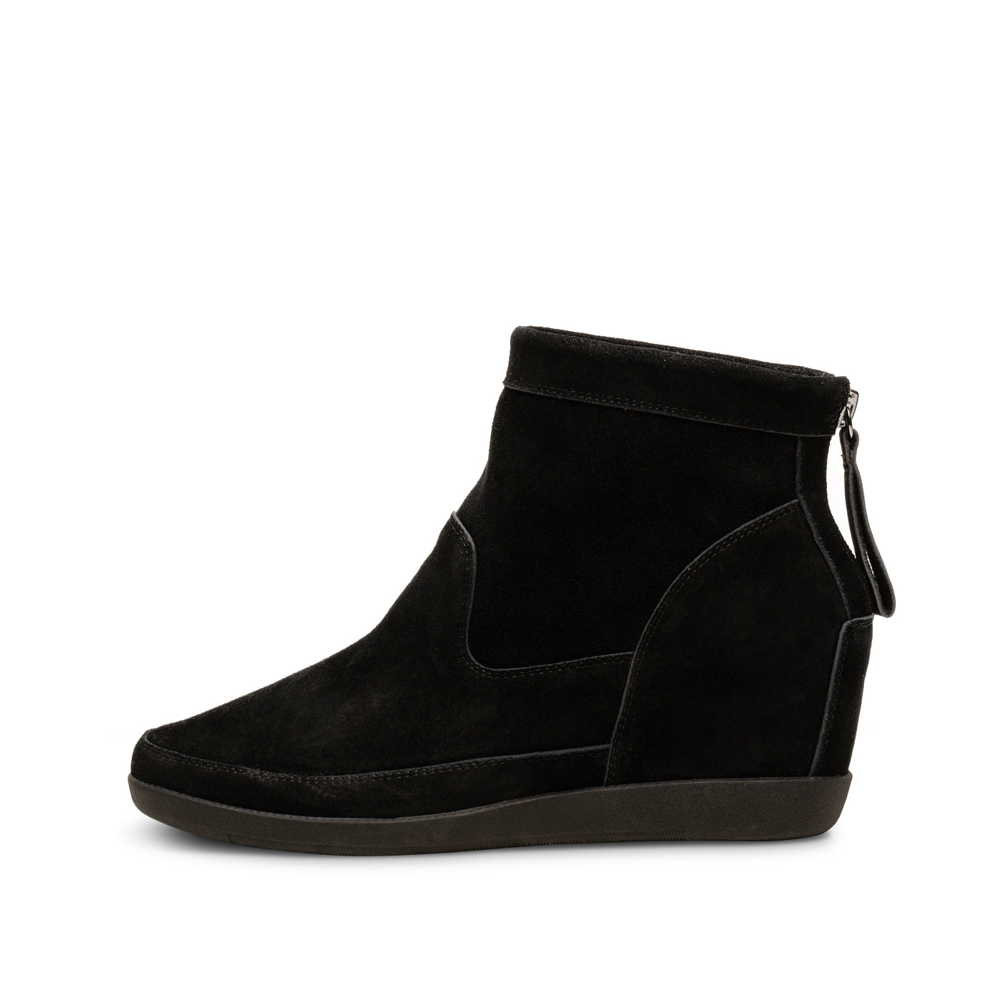 Emmy Suede Wedge BLACK BLACK