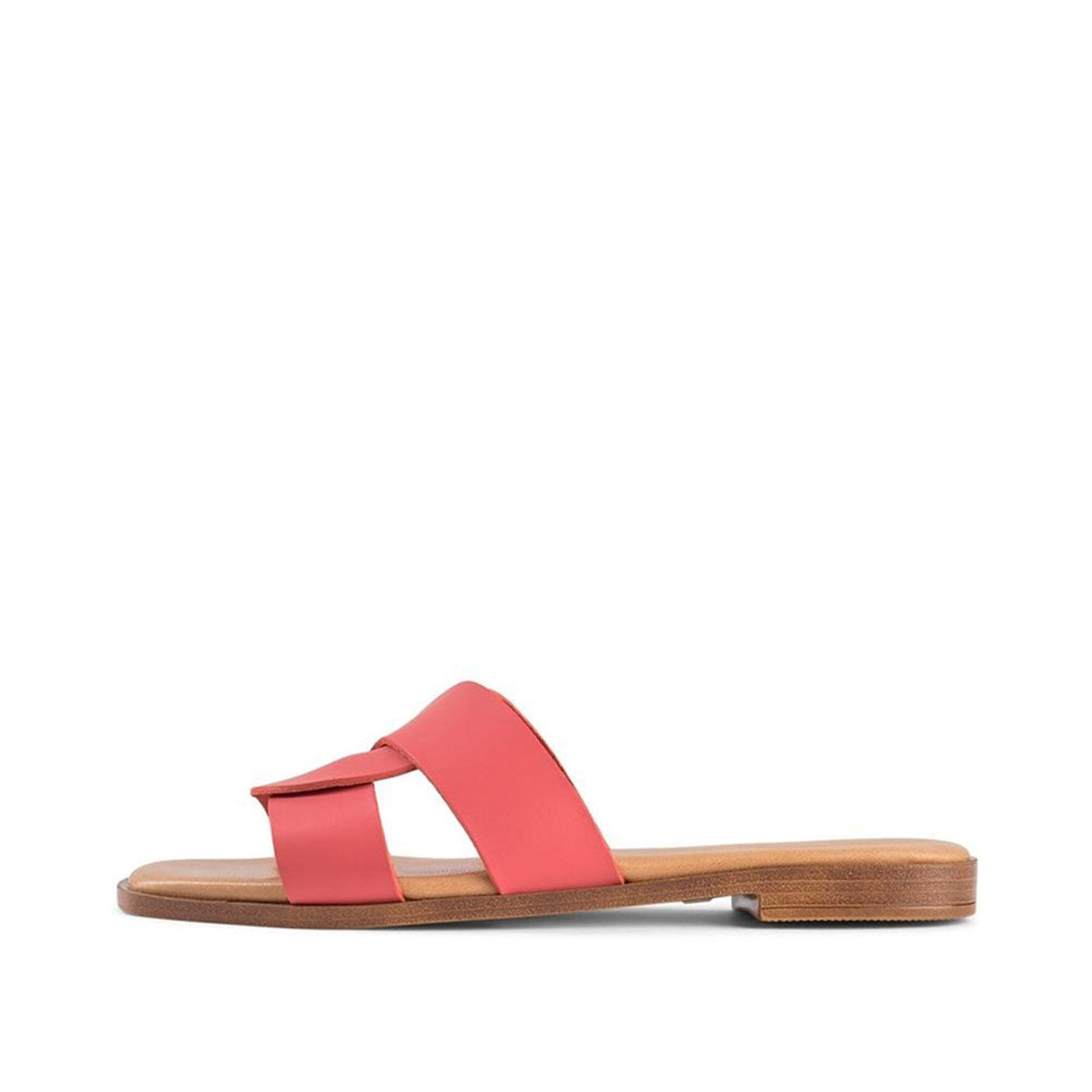 Bay sandal leather CORAL RED SHOE THE BEAR US