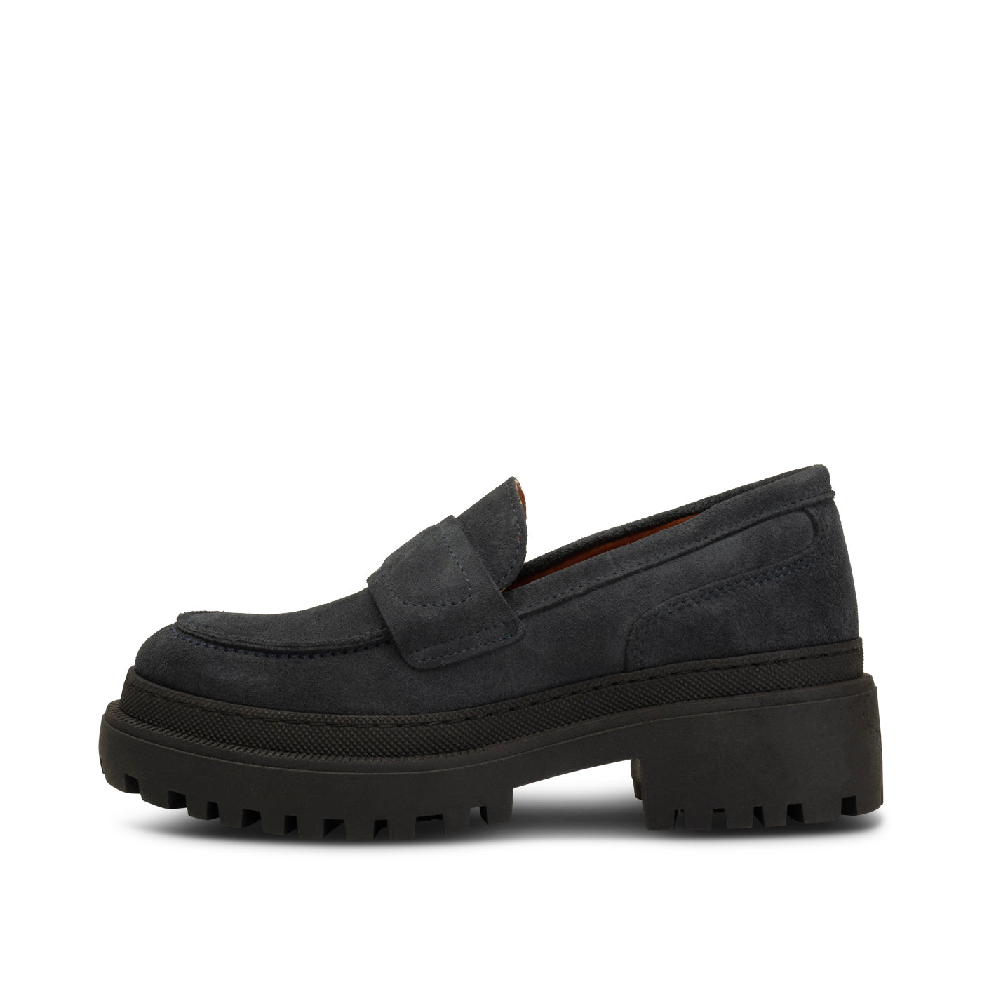 Navy chunky loafers online