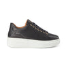 SHOE THE BEAR WOMENS Adina Leather Sneaker Sneakers 110 BLACK