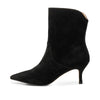 SHOE THE BEAR WOMENS Amia bootie suede Heels 110 BLACK