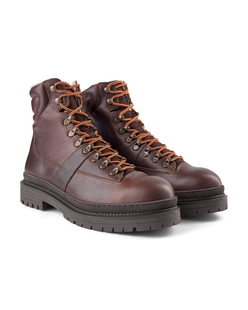 SHOE THE BEAR MENS Arvid boot leather Boots 130 BROWN
