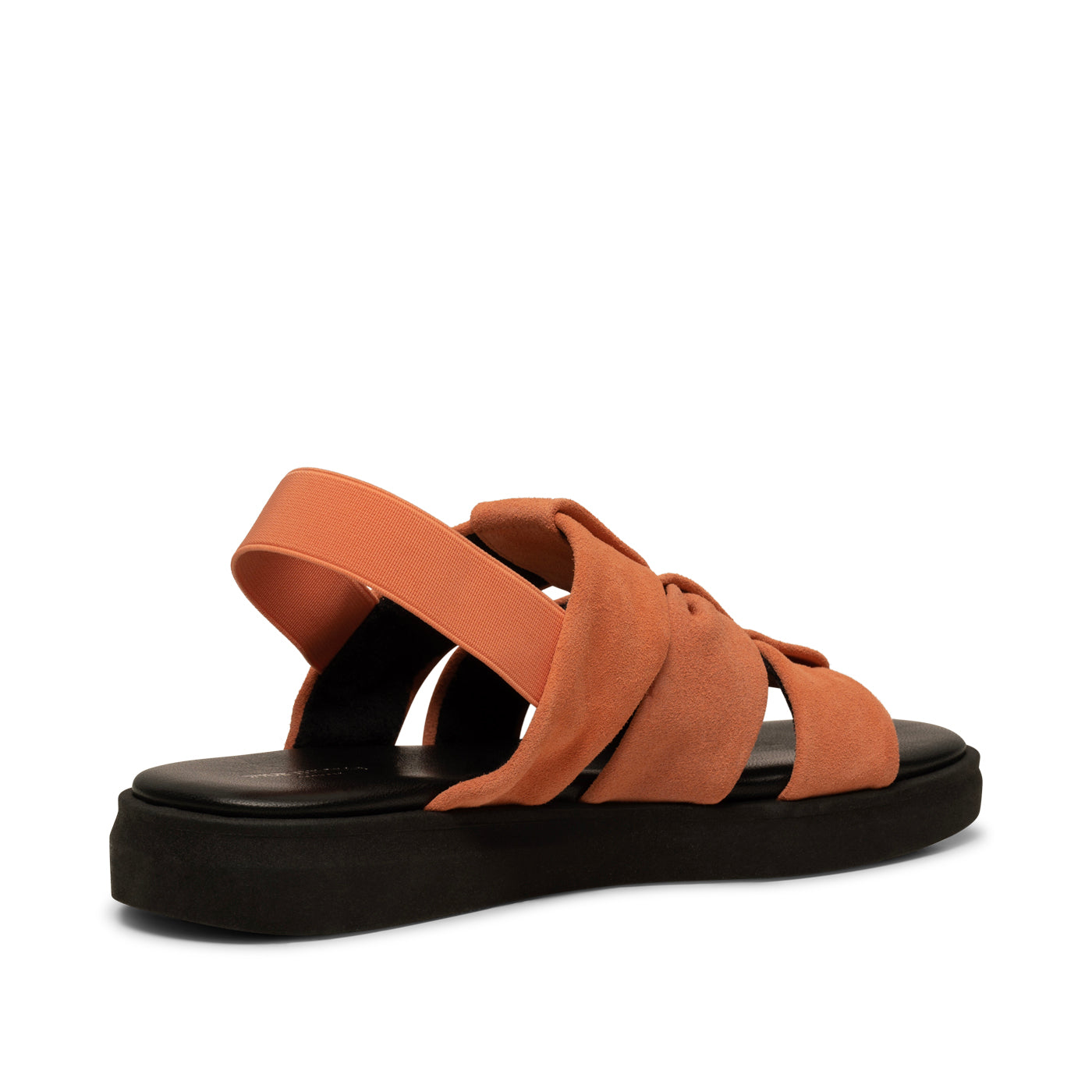 SHOE THE BEAR WOMENS Brenna fisherman suede Sandals 102 ORANGE