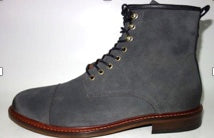 SHOE THE BEAR MENS Cutis Burnish Suede Lace Up Boot Boots 140 GREY