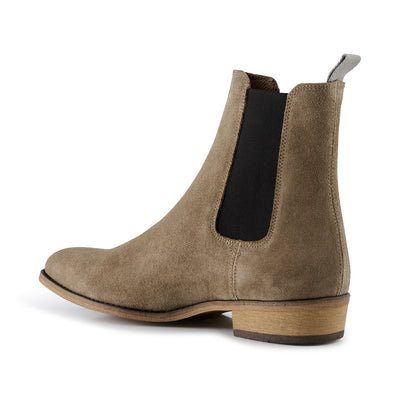 SHOE THE BEAR MENS Eli chelsea boot suede Boots 160 TAUPE
