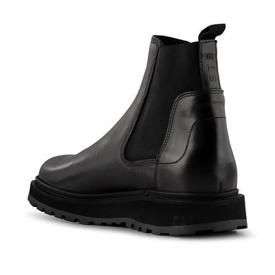 SHOE THE BEAR MENS Kite chelsea boot leather Chelsea Boots 110 BLACK