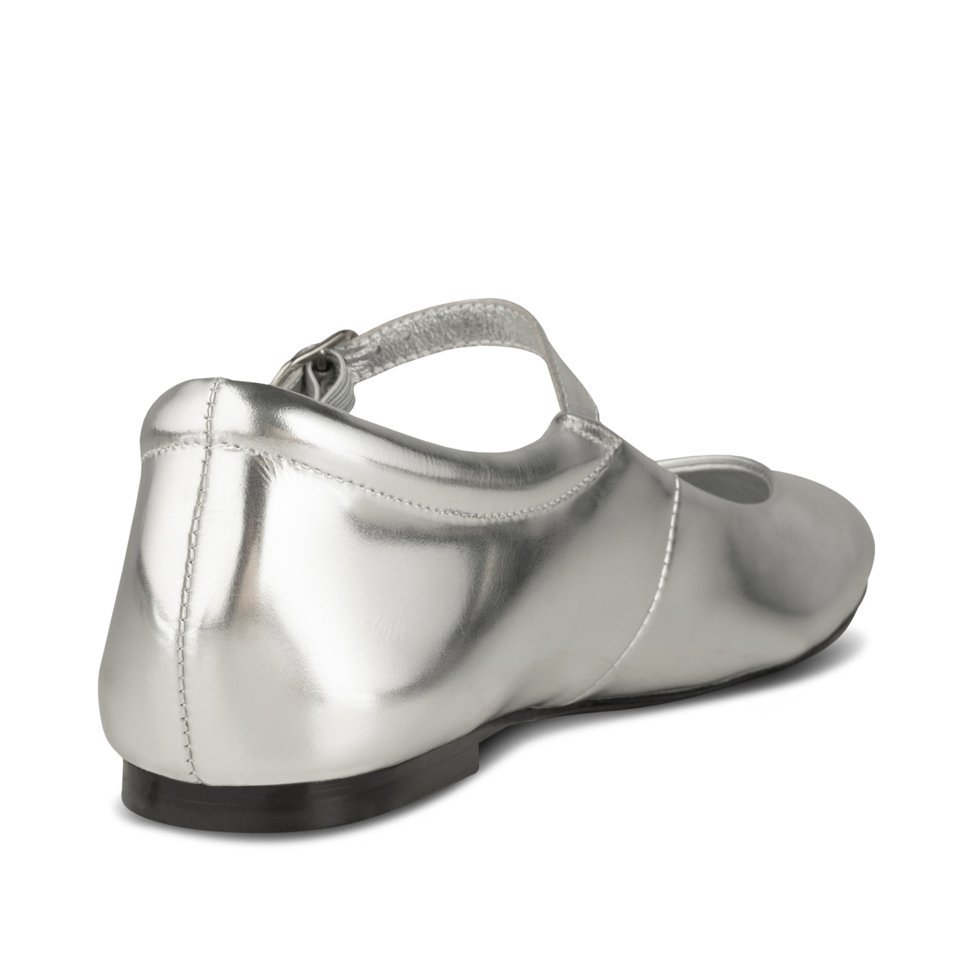 SHOE THE BEAR WOMENS Maya metallic ballerina Ballerina 985 SILVER METALLIC