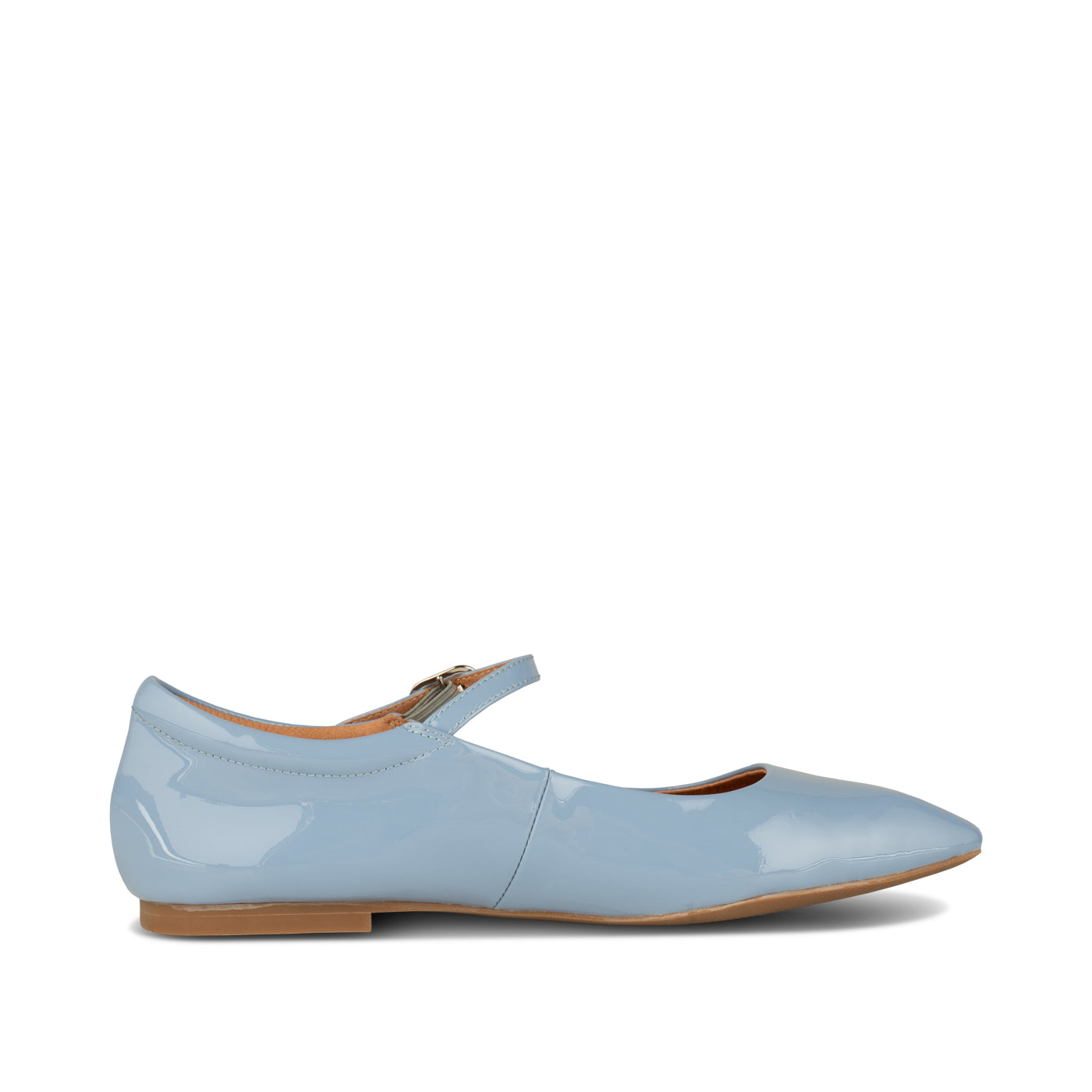 SHOE THE BEAR WOMENS Maya patent ballerina Ballerina 104 ICE BLUE