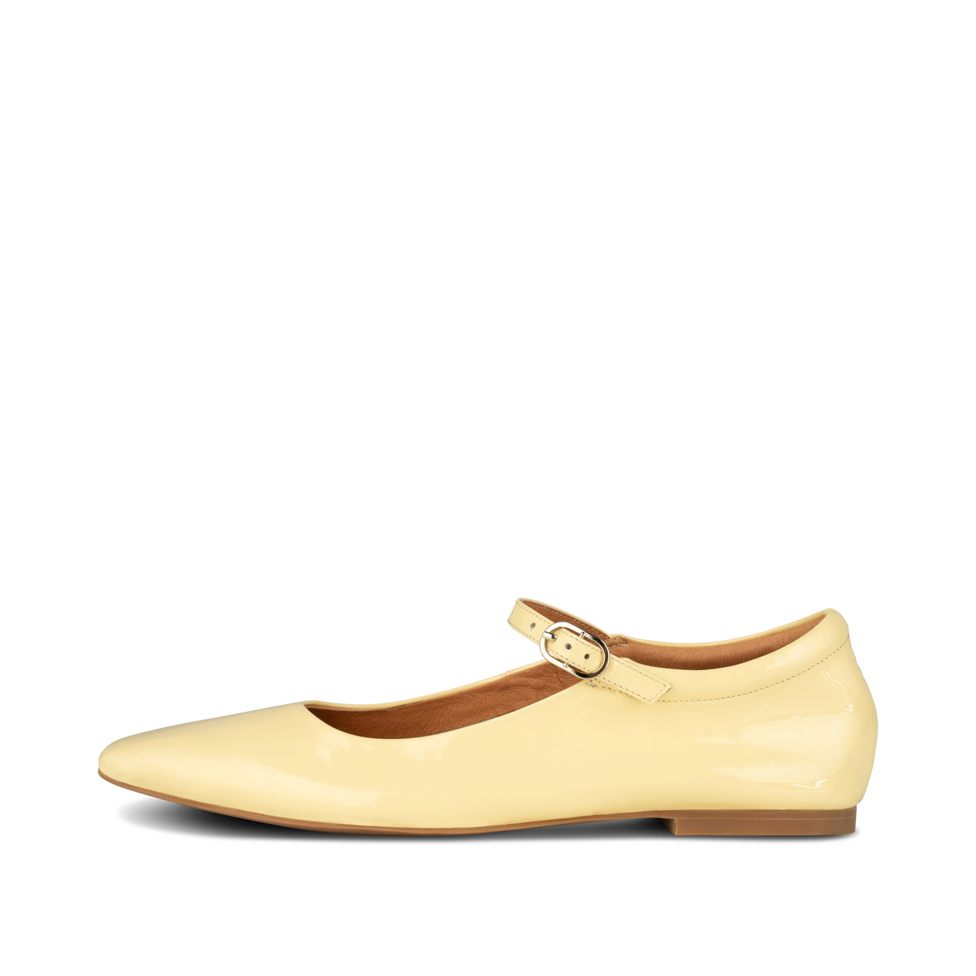 SHOE THE BEAR WOMENS Maya patent ballerina Ballerina 105 ANISE YELLOW