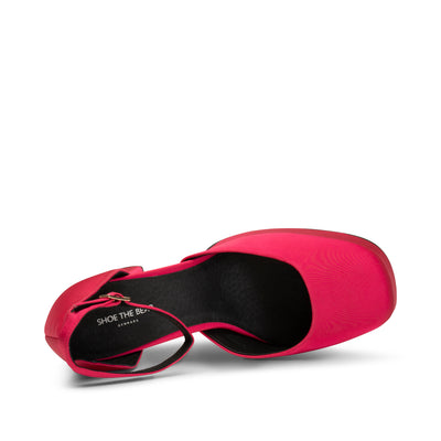 SHOE THE BEAR WOMENS Priscilla Plateau Heel Heels 290 PINK