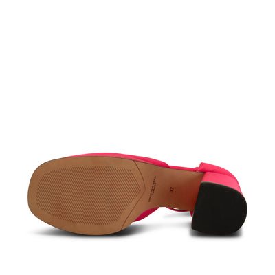 SHOE THE BEAR WOMENS Priscilla Plateau Heel Heels 290 PINK