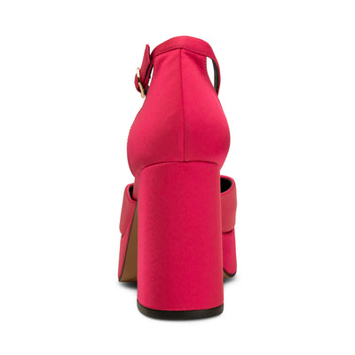 SHOE THE BEAR WOMENS Priscilla Plateau Heel Heels 290 PINK