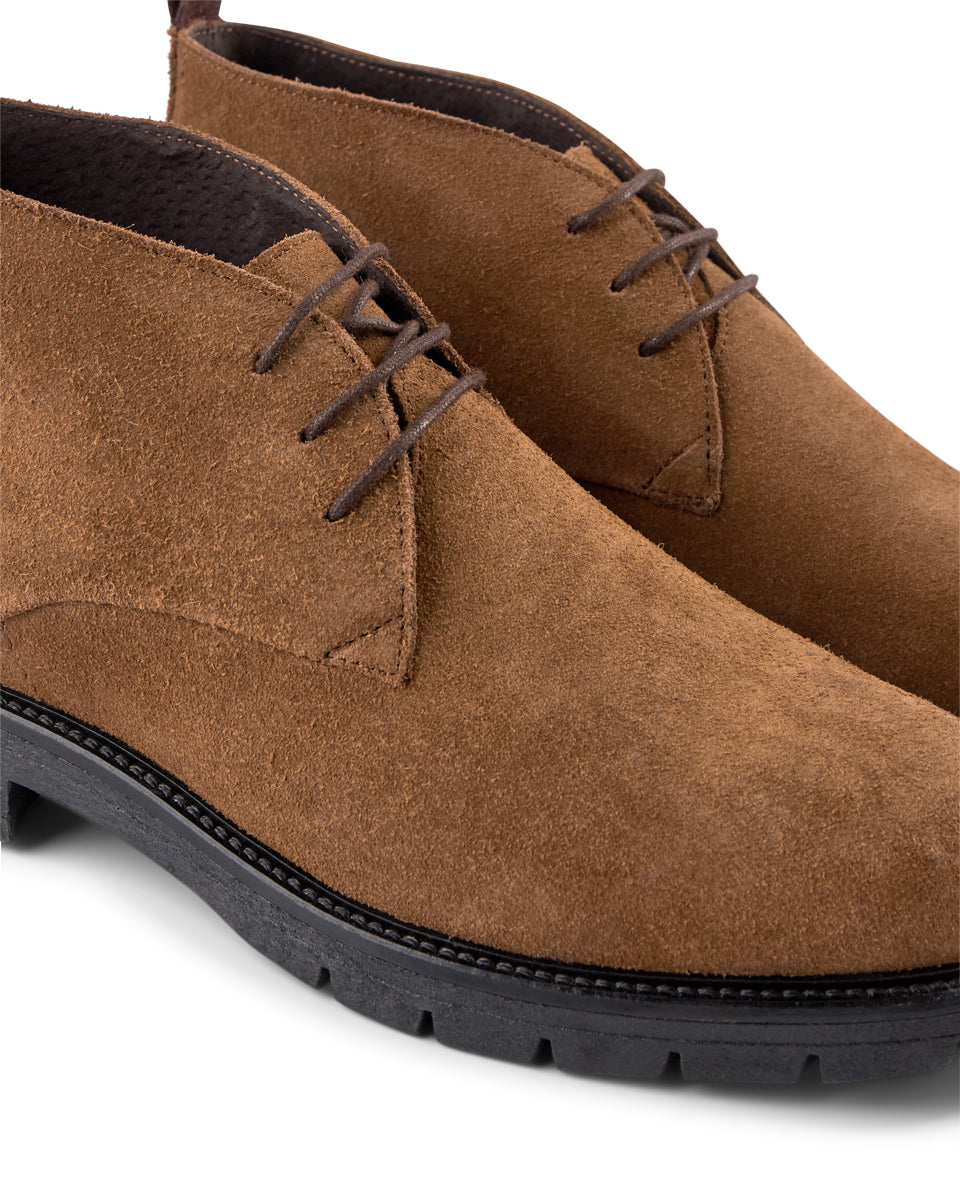SHOE THE BEAR MENS Ravn Suede Chukka Boot Chukka Boots 135 TOBACCO