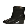 SHOE THE BEAR WOMENS Annika western stud leather Boots 110 BLACK