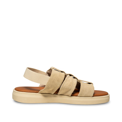 SHOE THE BEAR WOMENS Brenna fisherman suede Sandals 160 TAUPE