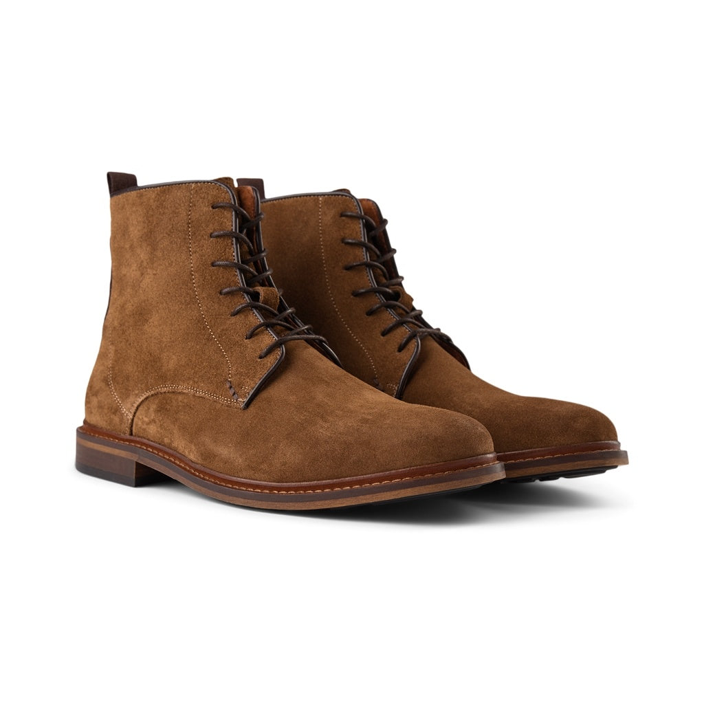 SHOE THE BEAR MENS Ned Suede Boots 135 TOBACCO