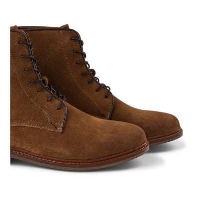 SHOE THE BEAR MENS Ned Suede Boots 135 TOBACCO