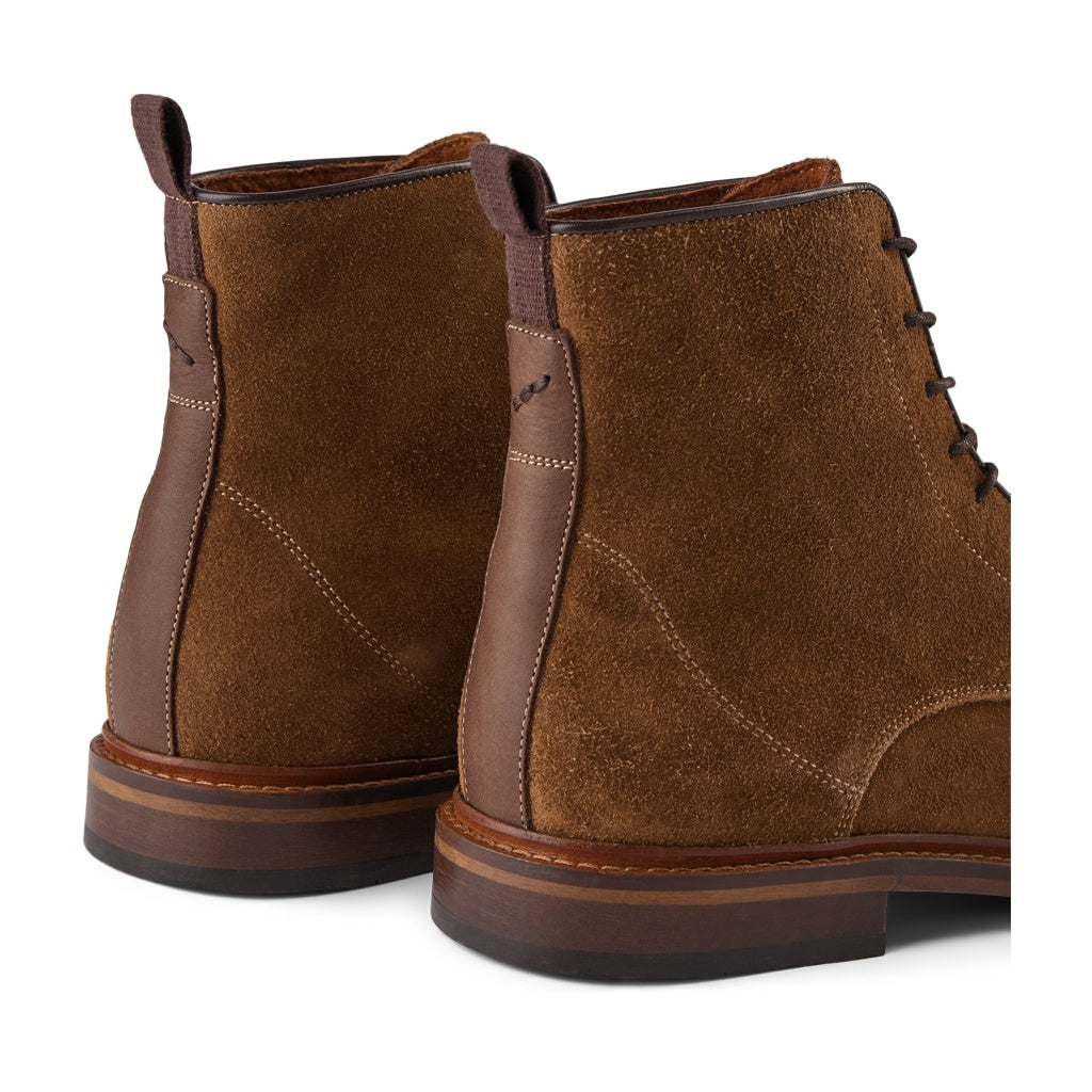 SHOE THE BEAR MENS Ned Suede Boots 135 TOBACCO