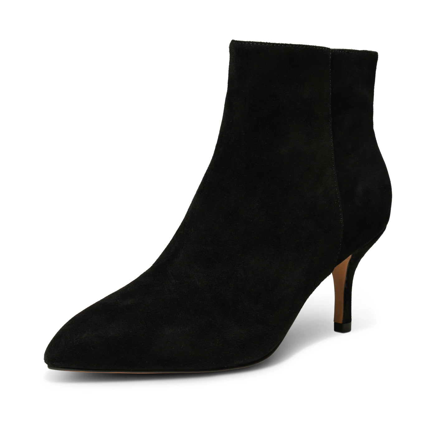 SHOE THE BEAR WOMENS Vega Bootie Suede Heels 110 BLACK