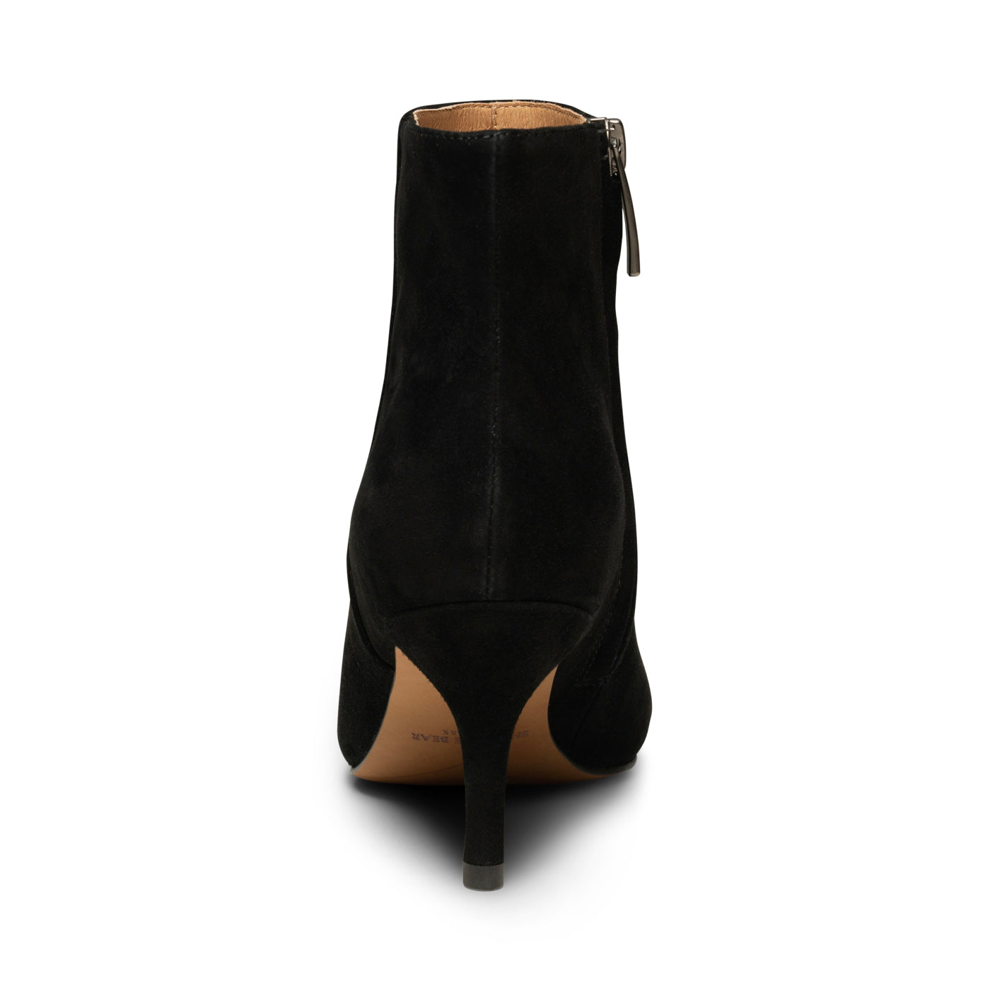 SHOE THE BEAR WOMENS Vega Bootie Suede Heels 110 BLACK