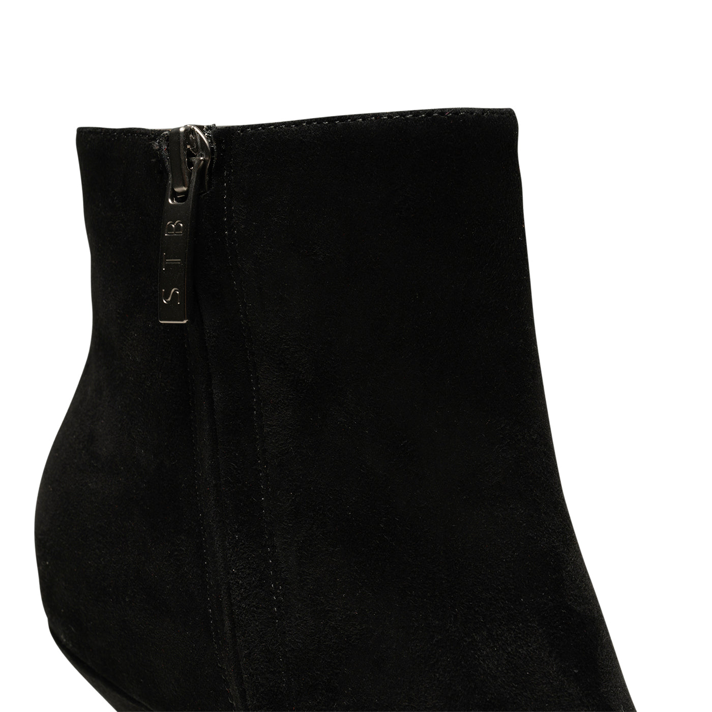 SHOE THE BEAR WOMENS Vega Bootie Suede Heels 110 BLACK