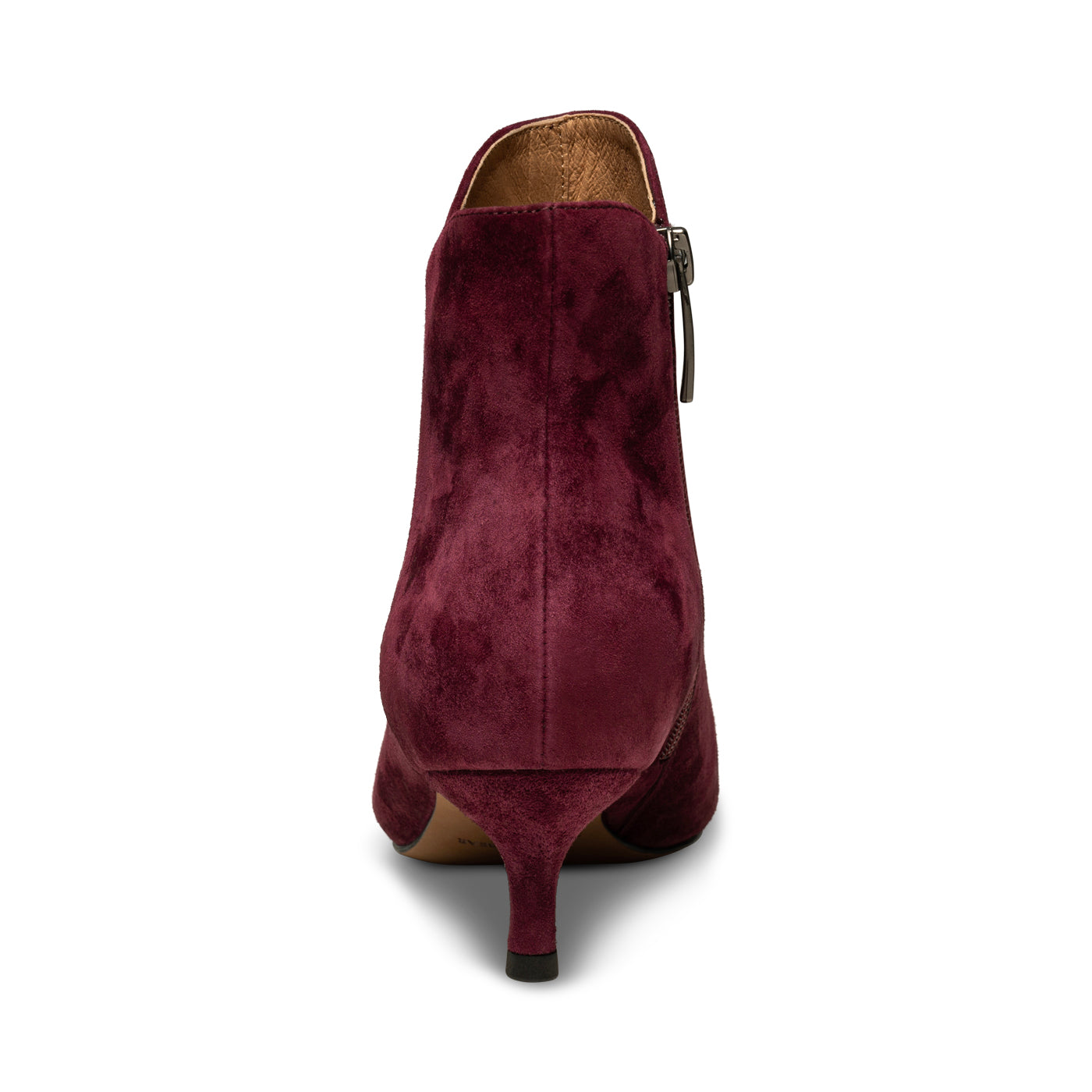 SHOE THE BEAR WOMENS Saga boot suede Heels 192 BORDEAUX