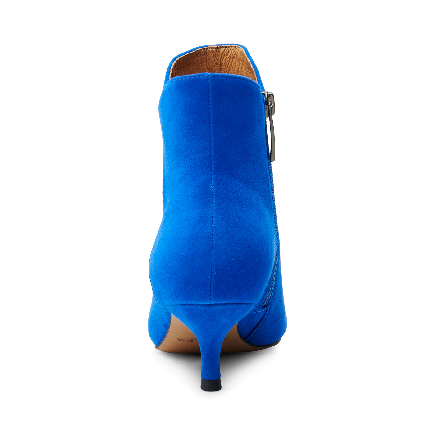 SHOE THE BEAR WOMENS Saga boot suede Heels 921 COBALT