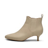SHOE THE BEAR WOMENS Saga chelsea boot leather Heels 127 OFF WHITE