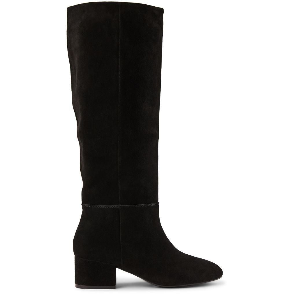 SHOE THE BEAR WOMENS Sophy Suede Knee High Boot Boots 110 BLACK