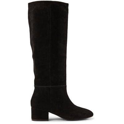 SHOE THE BEAR WOMENS Sophy Suede Knee High Boot Boots 110 BLACK