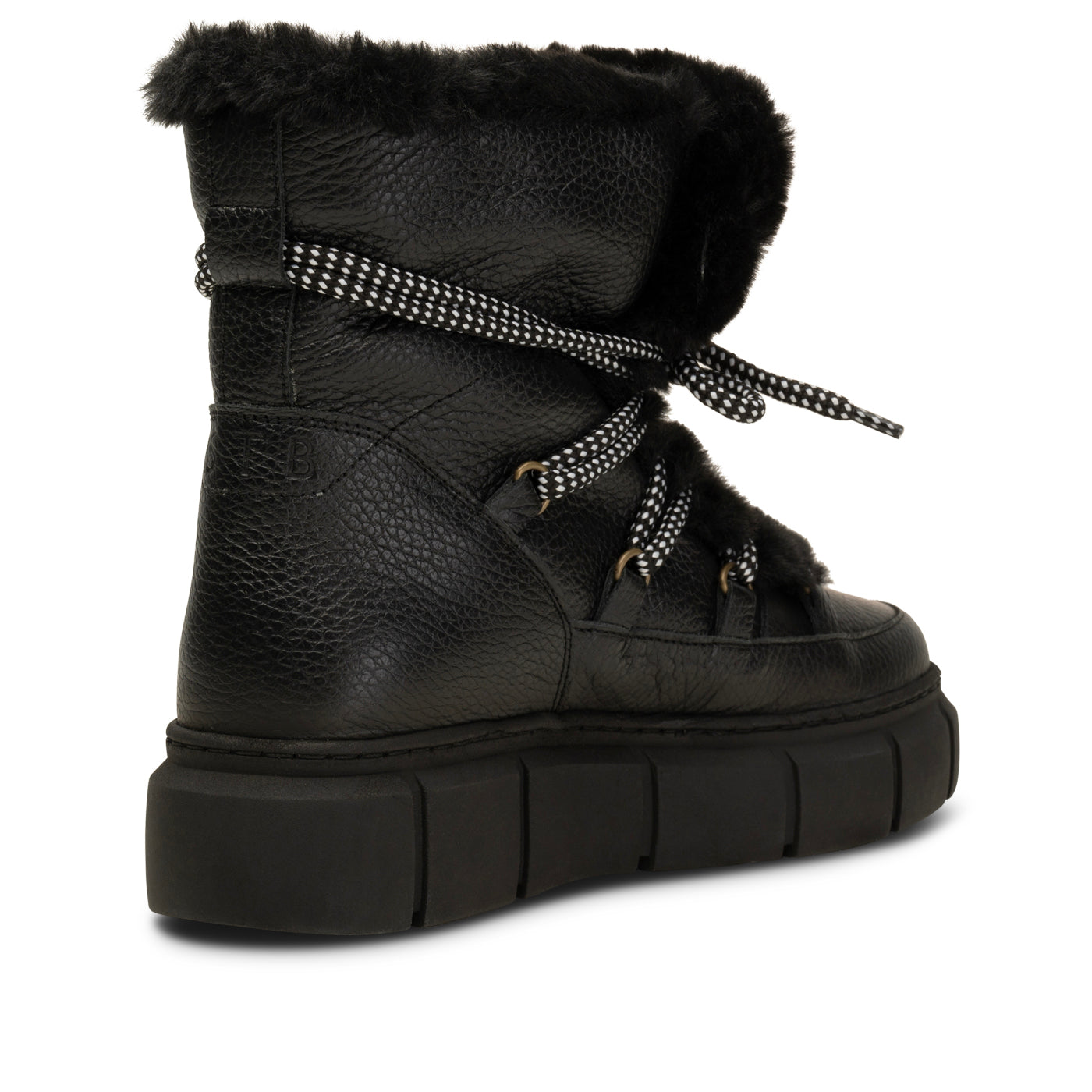SHOE THE BEAR WOMENS Tove Winterboot Leather Boots 110 BLACK
