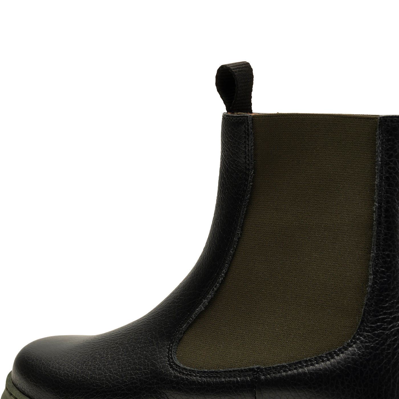SHOE THE BEAR WOMENS Tove chelsea boot leather Chelsea Boots 878 BLACK/KHAKI