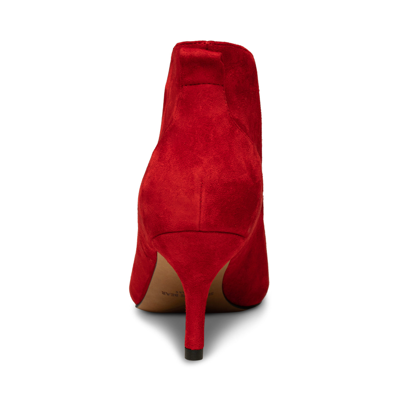 SHOE THE BEAR WOMENS Valentine heel suede Heels 123 Fire Red