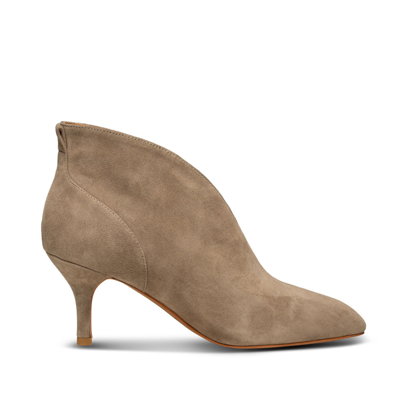 SHOE THE BEAR WOMENS Valentine heel suede Heels 160 TAUPE