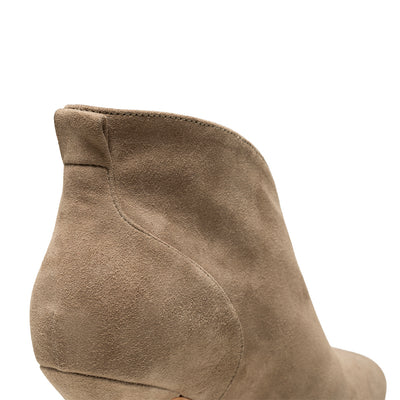 SHOE THE BEAR WOMENS Valentine heel suede Heels 160 TAUPE