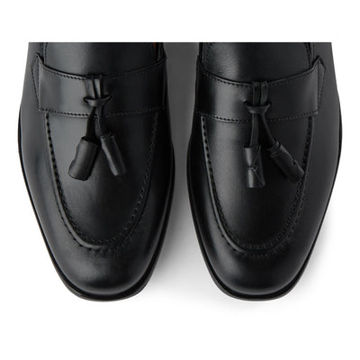 SHOE THE BEAR MENS Vicente Leather Loafer Shoes 110 BLACK