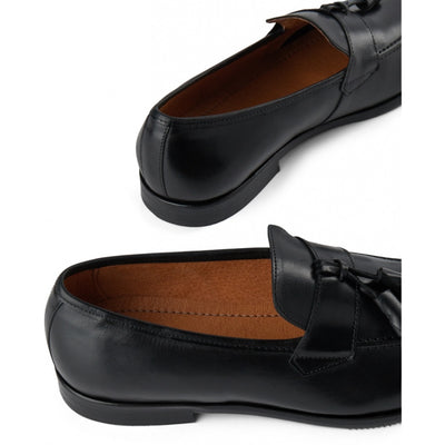 SHOE THE BEAR MENS Vicente Leather Loafer Shoes 110 BLACK
