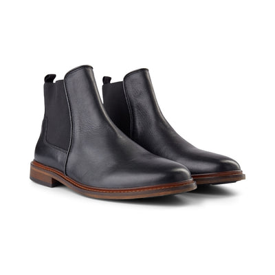 SHOE THE BEAR MENS Wyatt Leather Chelsea Boot Chelsea Boots 110 BLACK