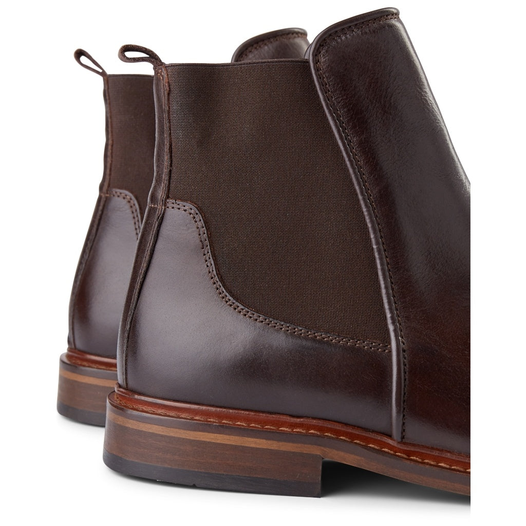 SHOE THE BEAR MENS Wyatt Leather Chelsea Boot Chelsea Boots 130 BROWN