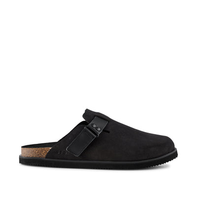 SHOE THE BEAR MENS Able mule suede Sandals 110 BLACK