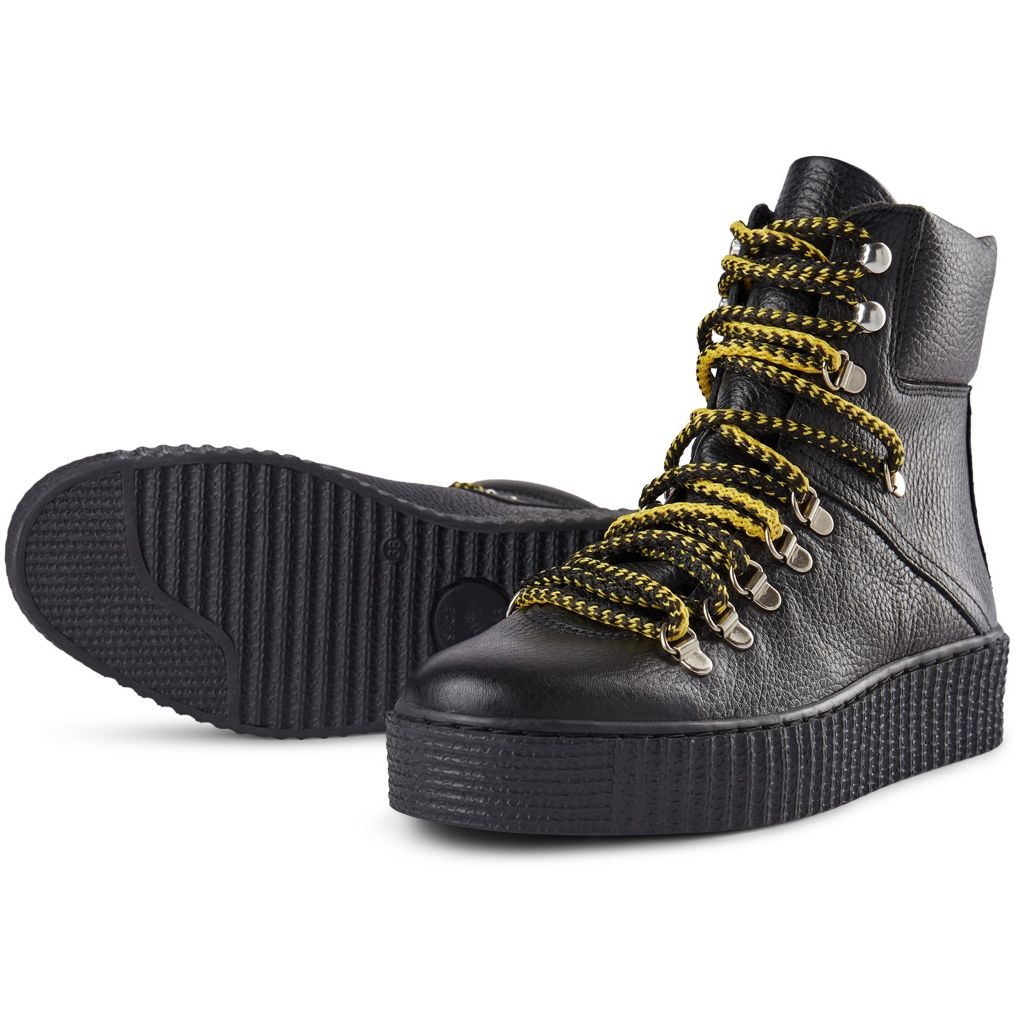 SHOE THE BEAR WOMENS Agda boot leather Boots 111 BLACK / BLACK