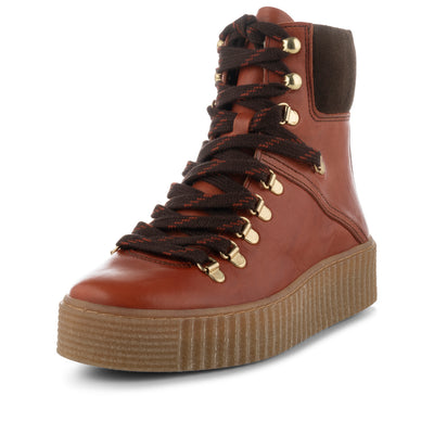 SHOE THE BEAR WOMENS Agda boot leather Boots 134 RED BROWN