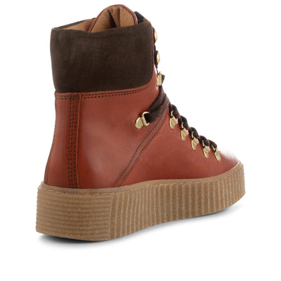 SHOE THE BEAR WOMENS Agda boot leather Boots 134 RED BROWN