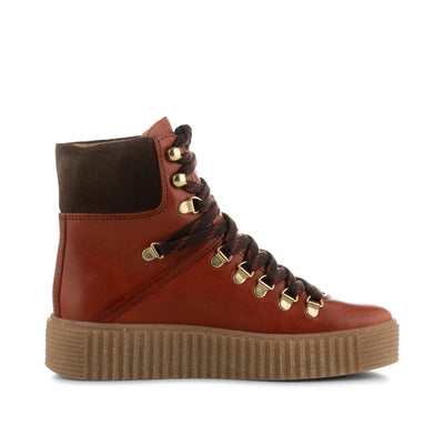 SHOE THE BEAR WOMENS Agda boot leather Boots 134 RED BROWN