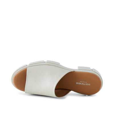 SHOE THE BEAR WOMENS Alva mule leather Sandals 033 Off White