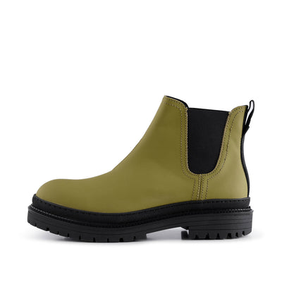 SHOE THE BEAR MENS Arvid chelsea boot leather Chelsea Boots 155 KHAKI GREEN