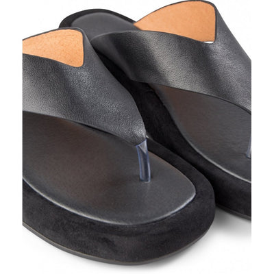 SHOE THE BEAR WOMENS Astrid sandal leather Sandals 111 BLACK / BLACK