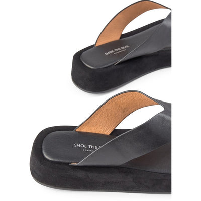 SHOE THE BEAR WOMENS Astrid sandal leather Sandals 111 BLACK / BLACK