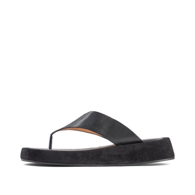 SHOE THE BEAR WOMENS Astrid sandal leather Sandals 111 BLACK / BLACK