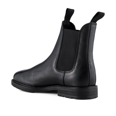 SHOE THE BEAR WOMENS Avery chelsea boot leather Ankle Boots 110 BLACK